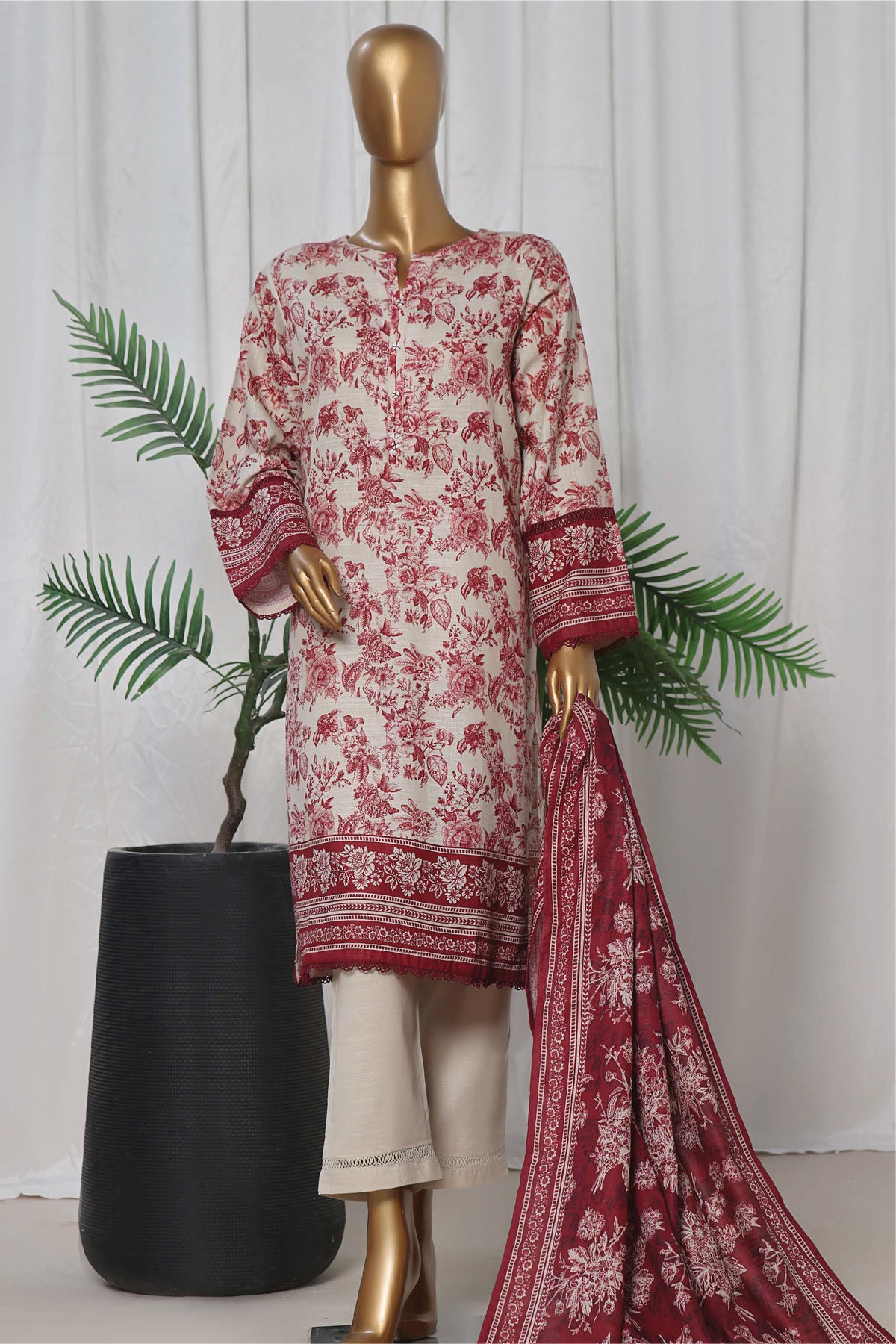 Khaddar Printed Collection D-4 Sadabahar